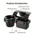 thumbnail image 2 of XHSGX Caja almacenamiento multifuncional coche soporte móvil llaves vasos accesorios puertas ventanas, 2 of 7