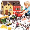 thumbnail image 1 of Tractor de juguete Farm Animals Barn House Toys para niños con luces y sonido, 1 of 6