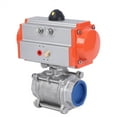 thumbnail image 6 of Pneumatic Actuated Ball Valve, Ball Valve, Three-piece Single-acting Pneumatic Ball Valve Modern 2" Three-piece Single-acting Pneumatic Ball Valve, 6 of 19