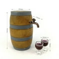 thumbnail image 2 of MERRYHAPY Mini Articles pour Pub Ensemble de Tonneau à Vin Miniature au Design Réaliste avec Forme de Robinet pour Bar Pub 1 Ensemble, 2 of 8