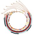 thumbnail image 1 of Bangcool Perle Collier Vintage Réglable 7PCS Assorti Collier Bohème Collier Choker, 1 of 10