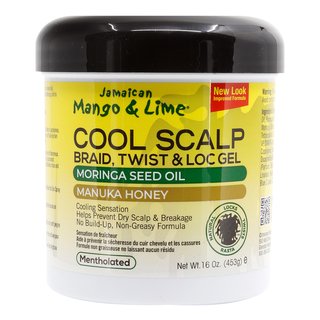 Jamaican Mango and Lime No More Itch Cool Scalp Braid Twist and Loc Gel 16 oz