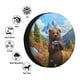thumbnail image 4 of Fotbe Snowy Mountain Photography Bear Funda de Llanta de Repuesto con Estampado, Engrosada, Ajuste Universal para Jeep, Remolque, RV, SUV, Camión-14 inch, 4 of 6