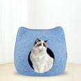 thumbnail image 4 of Felt Cat House Extraíble Pet Cat Condos Con Cremallera Portable Indoor Outdoor Felt Cat House Extraíble Pet Cat Condos Con Cremallera Portátil Interior Exterior Gris Claro Sunnimix none, 4 of 8