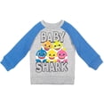 thumbnail image 2 of Pinkfong Baby Shark Toddler Boys Fleece Sweatshirt and Pants Set Infant to Little Kid, 2 of 5