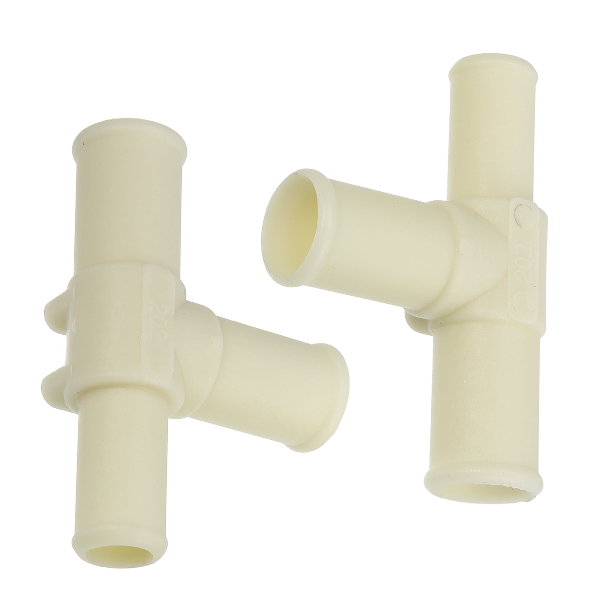 Unique Bargains 2pcs Heater Hose T Connector Coolant T Pipe Replacement