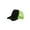 Green, variant on Fashion Quilted Trucker Cap Neon Mesh + GT Wristband, Orange