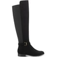 thumbnail image 2 of Style & Co. Womens Kimmball Faux Leather Wide Calf Knee-High Boots, 2 of 3