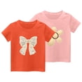 thumbnail image 2 of Kaemgyyd 2 Pack Baby Boys Girls T-Shirt Cute Print Short Sleeve Summer Tee Toddler Unisex Crew Neck Tops 2-11 Y, 2 of 5