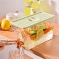 thumbnail image 2 of DJN Up to 70% Off Storage Containers 3L Beverage Dispenser With Faucet High Temperature Resistance Iced Tea Beverage Bucket Cold Drink Juice Dispenser Jug For Party Restaurant Blue Abs A One Size, 2 of 7