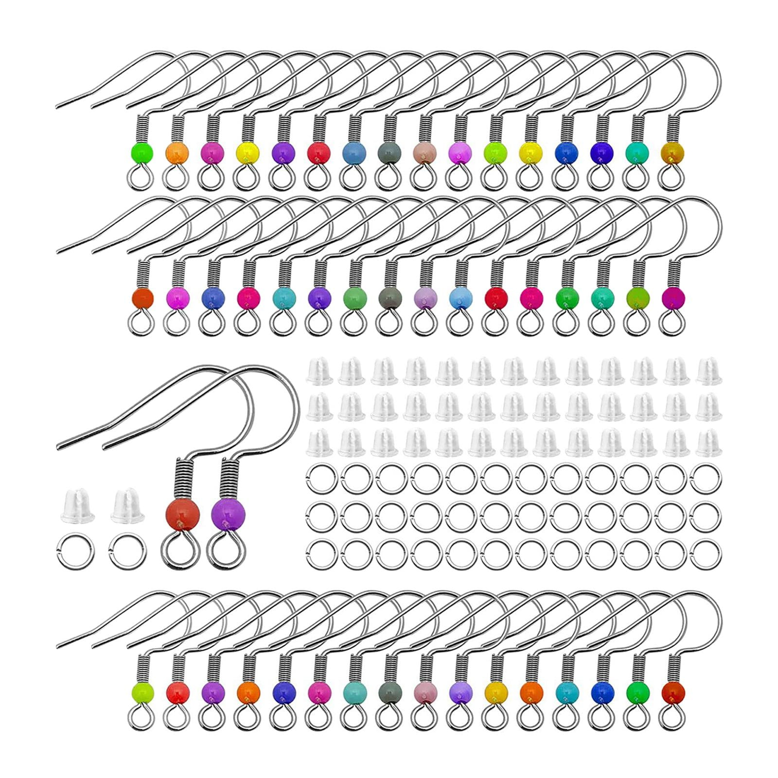 BLESIYA 100 Pieces Earring Hooks Jewelry Findings for Jewelry Making Earring Accessories