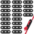 thumbnail image 3 of Eigraketly 20 piezas de plástico fácil de acampar, cierre de cuerda para tienda de campaña, con ajustador de cordón Premium de 3 agujeros, carpas, 3 of 6