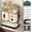K, variant on Wall-Mounted Double Chopstick Storage Rack - Multi-Functional Kitchen Chopstick Cage with Drainage Design