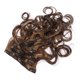 thumbnail image 1 of 8pcs 16" 40.5cm Dark Brown 4 Clips in Hair Extensions Full Head Synthetic Women Hair Wigs, 1 of 7