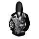 thumbnail image 2 of Sudaderas de otoño para hombre Sudadera con capucha con estampado de valquiria y espartano Sudadera con capucha suelta Ropa Y2k Ropa Sudadera Hombre, 2 of 5
