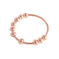 thumbnail image 1 of PVCS Single Coil Spiral, Beads Rotate Freely, Anxiety Bead Ring, Suitable for Female, 1 of 2