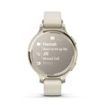 thumbnail image 4 of Garmin Lily 2 Active Smartwatch and Fitness Tracker - Lunar Gold with Bone Silicone Band, 4 of 9