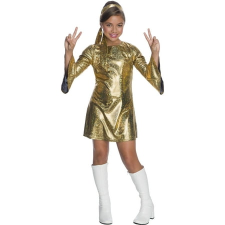 Girls Hologram Disco Diva Halloween Costume