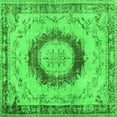 thumbnail image 1 of Ahgly Company Indoor Square Persian Green Traditional Area Rugs, 4' Square, 1 of 1