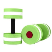 1 Pair Aqua Fitness Barbells Foam Dumbbells Hand Bars Pool Resistance Exercise