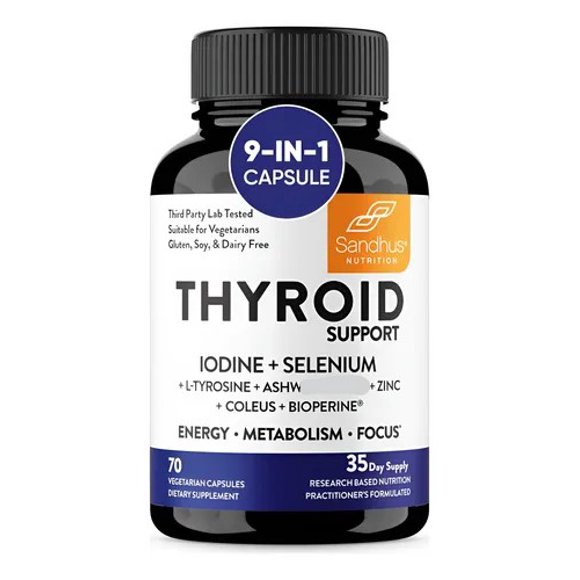 SANDHUS| THYROID 70 CAPSULAS | con ASHW