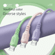 thumbnail image 4 of Cable de carga rápida para Android con pegamento líquido suave alargado de 1,8 m Cable de datos micro USB Cable de carga flash de 3 A, 4 of 5
