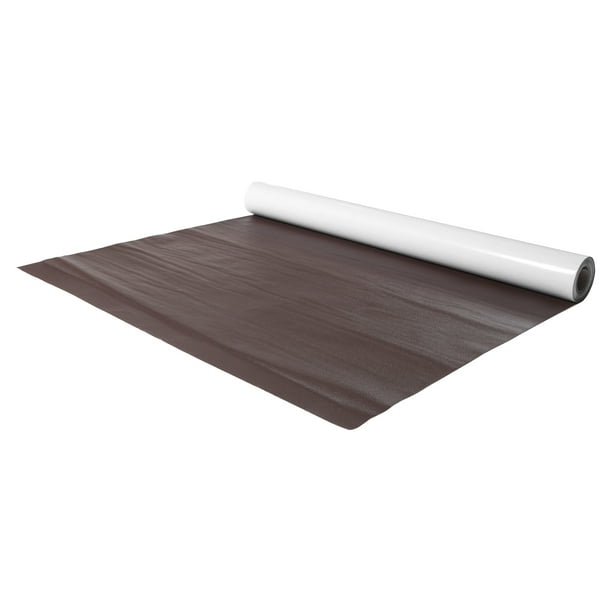 Parche de reparación de cuero autoadhesivo único de 118" x 23.6" para asientos de automóvil y molduras de sofá marrón oscuro