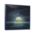 thumbnail image 2 of Designart Super Moon Over The Sea II FLOAT FRAME WALL ART, 2 of 3