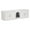 57.9" White, variant on KFFKFF Dual Cat Privacy Litter Cabinet, Spacious Wooden Enclosure for Multiple Cats, Conceals Litter Pans, 47.2"L x 18.5"W x 19.7"H, in White