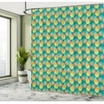 thumbnail image 4 of Ambesonne Gaming Shower Curtain, Retro Colored Gamepad Art, 69"Wx84"L, Dark Seafoam Multicolor, 4 of 4