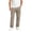 Yellow, variant on Mens Pants Solid Color Elastic Waist Lightweight Cargo Pants Casual Travel Trousers with Multi Pockets