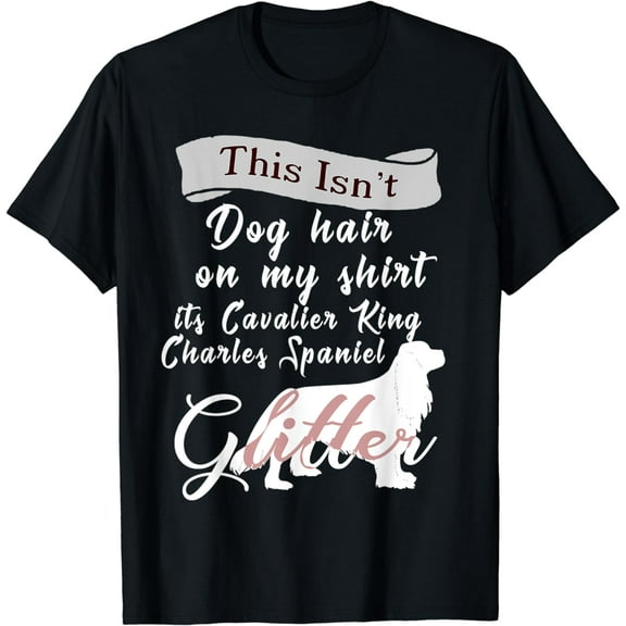 Cavalier King Charles Spaniel Glitter T Shirt Women Men Tee