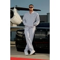 thumbnail image 5 of YOUNGLA Men's Baggy Sweatpants Lightweight Lounge Bottom Athletic Workout Pants with Pockets, 5 of 7