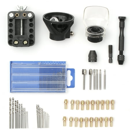 

Walmeck Rotary Tool Accessories Kit Electric Drill Engraver Grinder Rotary Power Tool Sanding Polishing Rotary Tool Accessories Tool 46pcs HSS Router Twrist Drill Bit Set