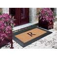 thumbnail image 4 of A1HC Natural Rubber & Coir 24x39 Monogrammed Doormat For Front Door, Anti-Shed Treated Durable Doormat for Outdoor Entrance, Heavy Duty, Low Profile, Easy to Clean, Long Lasting Front Porch Entry Rug, 4 of 7