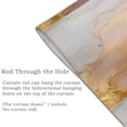 thumbnail image 4 of Door Curtain 34x56in Two Pieces Of Uniform Is Not Easy To Wrinkle The Room Shade And Dustproof For The Wall On The Door Or Window Lightpink White Gold Marble, 4 of 5