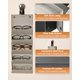 thumbnail image 4 of Organizador de Gafas de Sol de Viaje CO-Z Plegable con 5 Compartimentos Negro, 4 of 8
