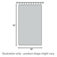 thumbnail image 5 of Heavy Duty Vinyl Shower Curtain Liner with 12 Metal Grommets Lilac, 5 of 5