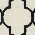 thumbnail image 4 of SAFAVIEH Cambridge Kevin Geometric Wool Area Rug, Ivory/Black, 2' x 3', 4 of 5