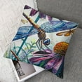 thumbnail image 7 of nygtbtfer  Botanical Dragon Floral Printed and Embellished Throw Pillow Easter Spring Decor Decoration Accent Pillow  12x12in, 7 of 7