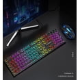 thumbnail image 6 of LED Gaming Keyboard Mouse Combo Backlit Optical Computer Desktop Mouse for PC Xbox PS5 PS4, 6 of 8