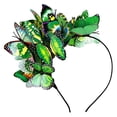 thumbnail image 2 of batmeuy Colorful Butterflies Hair Hoop Girl Headband Crown Adjustable Tea Party Halloween Costume Adult Kid Headpiece, 2 of 2