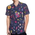 thumbnail image 4 of High Quality Hawaiian Shirts for Men Short Sleeve Aloha Beach Shirt Floral Summer Casual Button Down Shirts Blouses 7RIMQK, 4 of 7