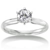 1 Carat Diamond 14kt White Gold Engagement Ring