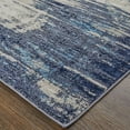 thumbnail image 3 of Feizy Indio Modern Abstract, Tan/Blue/Ivory, 10' x 13'2" Area Rug Stain Fade Resistant Pet & Kid Friendly Industrial Watercolor Design Carpet for Living Dining Bed Room, 3 of 8