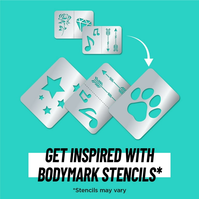 EXPRESS YOURSELF ON SKIN WITH BODYMARK BY BIC TEMPORARY TATTOO MARKERS!