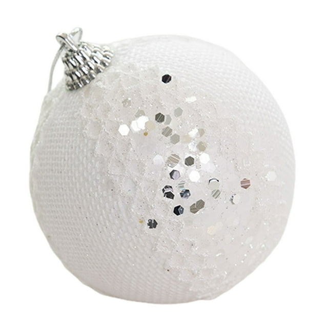 Hanging Lighted Christmas Decorations for Crafts Christmas Topper 8cm Foam Glittering Christmas Christmas Tree Pendant Christmas Decorations Christmas Tree Decoration Christmas
