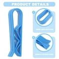 thumbnail image 3 of PAMINGONO 50Pcs Trash Bin Bag Clips with Compact Size for Restaurant and Kitchen in Blue PP, 3 of 8