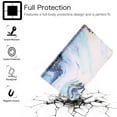 thumbnail image 4 of Allytech iPad mini 5 Case, iPad mini 4 Cover, iPad mini 1 2 3 Case, Slim Fit PU Leather Kickstand Folio Flip Auto Sleep Wake Shockproof TPU Back Cover for Apple iPad mini 1 2 3 4 5, Marble, 4 of 7