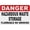 Warning Sign 2, variant on Danger Hazardous Waste Storage Area Flammable No Smoking Sign 8"x12" Aluminum Tin Warning, For Home Outdoor Garden, Hazardous Waste No Smoking Marker